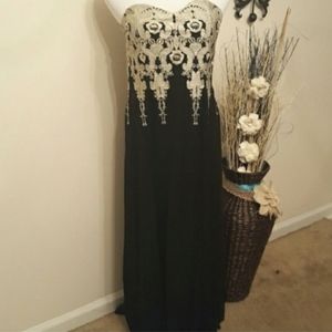 Strapless Evening Dress